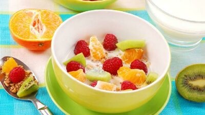 Joghurt mit Früchten