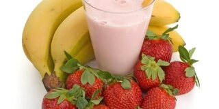 Bananen-Erdbeer-Shake