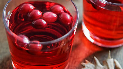 Cranberry-Apfel-Punsch