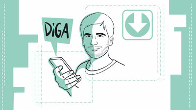 Digitale Gesundheitsanwedungen (DiGA) sollen Erkankten bei der  Genesung unterstützen. Ihre Wirkung ist jedoch umstritten.