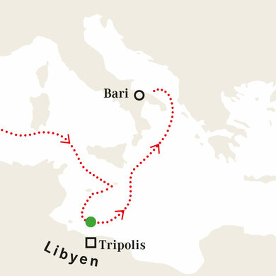 Die „Humanity 1“ startete im spanischen Burriana. Etwa 60 Kilometer vor der libyschen Küste nahm sie die Geflüchteten zweier Boote auf. Zusätzich übernahm sie dort Menschen eines anderen Rettungsschiffs. In Bari gingen die Geretteten von Bord.