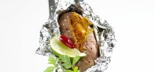 Würzige Süßkartoffeln mit Limette