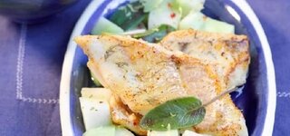 Zanderfilet mit Salbei-Kohlrabi