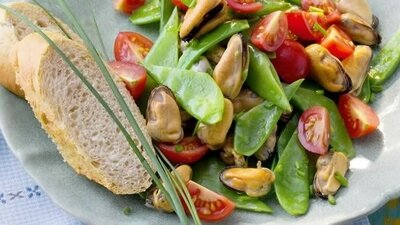 Erbsen-Muschel-Salat