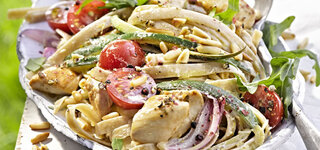 Zitronen-Pasta mit Hähnchenfilet
