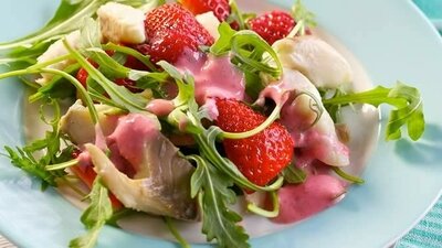 Erdbeer-Fischsalat
