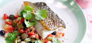 Fischfilet mit Beeren-Salsa