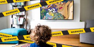 Trigger- und Inhaltswarnungen können Kinder vor möglicherweise traumatisierenden Bildern im Fernsehen schützen.