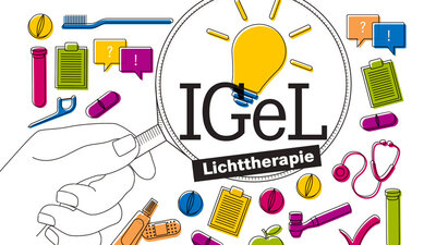 Illustration: IGeL Lichttherapie