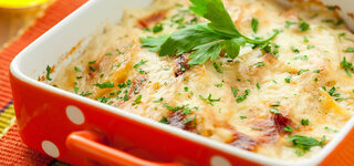 Kohlrabi-Kartoffel-Gratin