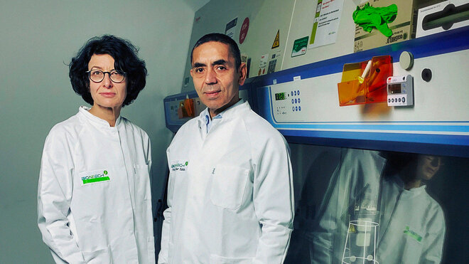 Dr. Özlem Türeci und Professor Uğur Şahin entwickelten den ersten Corona-Impfstoff