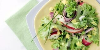 Fruchtig-süßer Lollo Bianco-Salat
