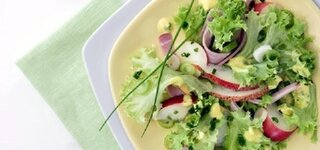 Fruchtig-süßer Lollo Bianco-Salat
