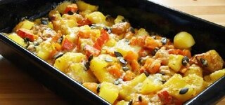 Kürbisgratin