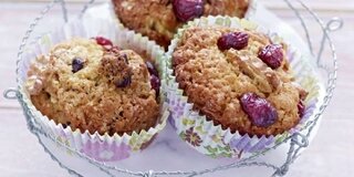 Apfel-Walnuss-Cranberry-Muffins