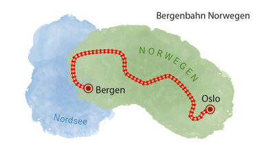 Bergenbahn Norwegen