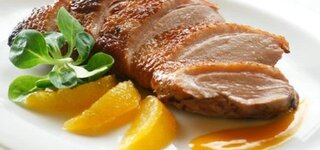 Wildentenbrust mit Orangensauce