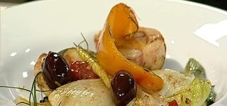 Mariniertes Gemüse mit Oliven