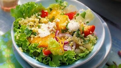 Bunter Bulgur-Salat
