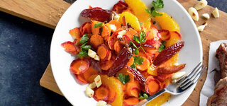 Urmöhren-Salat mit Orangen und Zimt