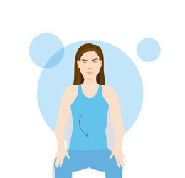 Schneller Atmen („Kapalabhati“):
Welche Position?
Aufrecht sitzen,
Was tun?
Der Fokus liegt auf dem Ausatmen: Schnell und kräftig durch die Nase ausatmen. Stellen Sie sich vor, Ihre Bauchdecke bei jedem Ausatmen nach innen in Richtung Wirbelsäule zu ziehen,
Wie lange? 20-mal aktiv ausatmen, Pause, normal atmen. 3 Wiederholungen,
Die Übung bewirkt: Schnelles Atmen macht wach und regt an,
Tipp: Eine Hand auf den Bauch legen. So fokussieren Sie sich leichter auf die Bauchbewegung