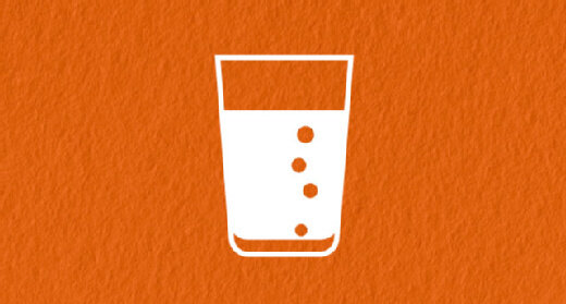 Infografik Wasserglas
