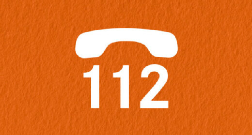 Infografik 112 Telefon: Rettungsdienst anrufen