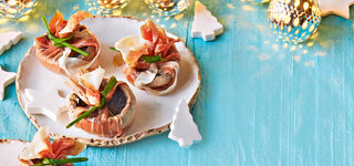 Meerrettich-Schinken-Champignon-Säckchen
