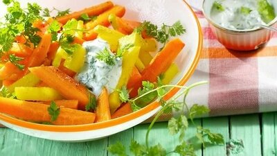 Kohlrabi-Karotten-Pfanne