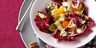 Fruchtiger Chicoree-Radicchio-Salat