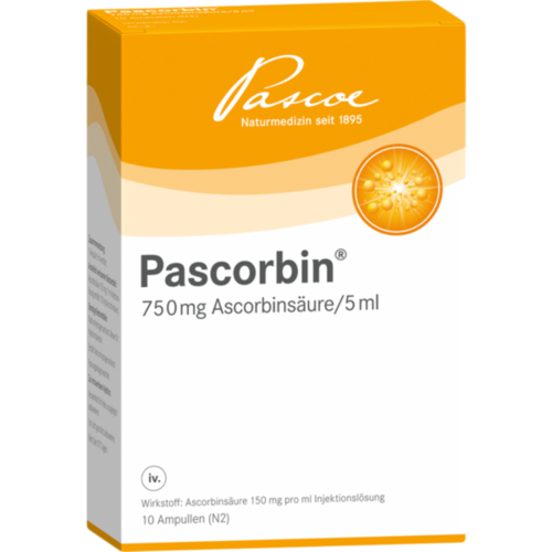 Verpackungsbild(Packshot) von PASCORBIN Injektionslösung