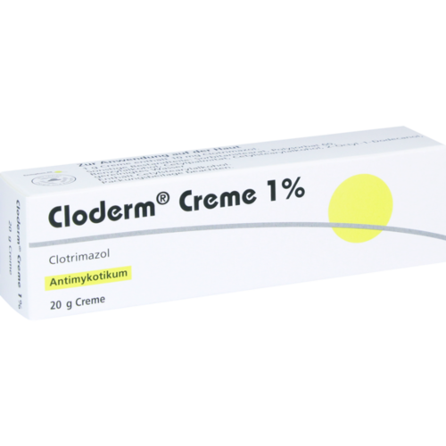 Verpackungsbild(Packshot) von CLODERM Creme 1%
