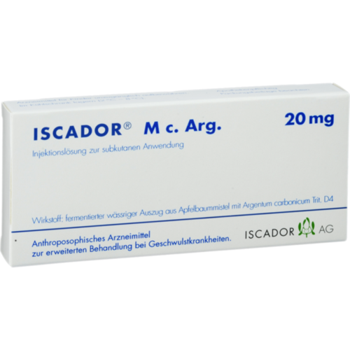 Verpackungsbild(Packshot) von ISCADOR M c.Arg 20 mg Injektionslösung