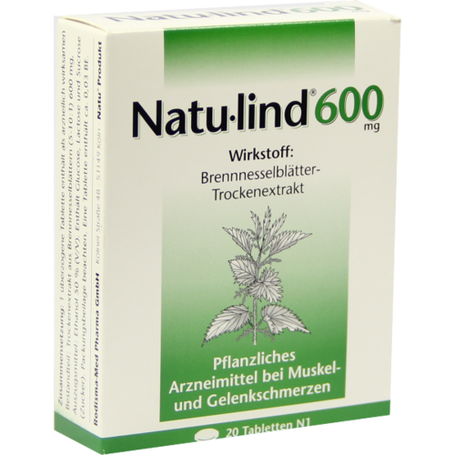 Verpackungsbild(Packshot) von NATULIND 600 mg überzogene Tabletten