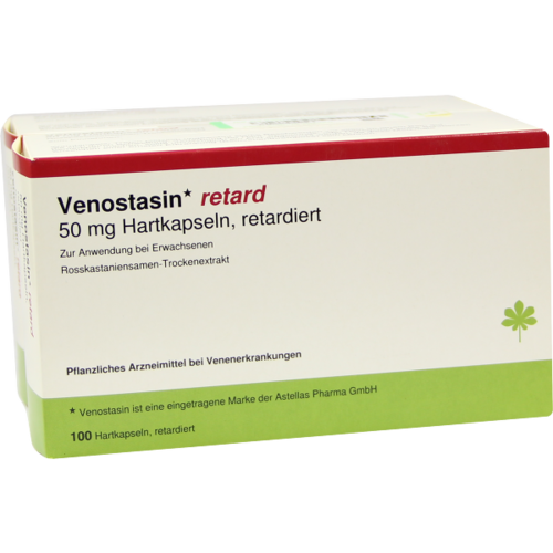 Verpackungsbild(Packshot) von VENOSTASIN retard 50 mg Hartkapsel retardiert