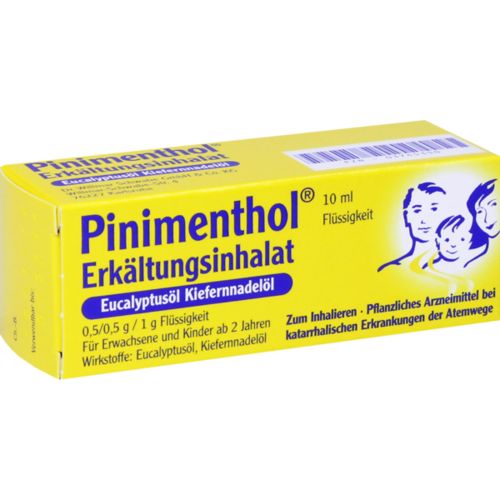 Verpackungsbild(Packshot) von PINIMENTHOL Erkält.Inhalat Eucal.-/Kiefernadelöl