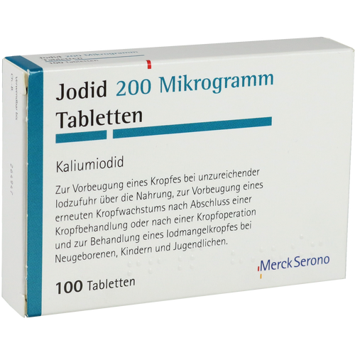 Verpackungsbild(Packshot) von JODID 200 Tabletten
