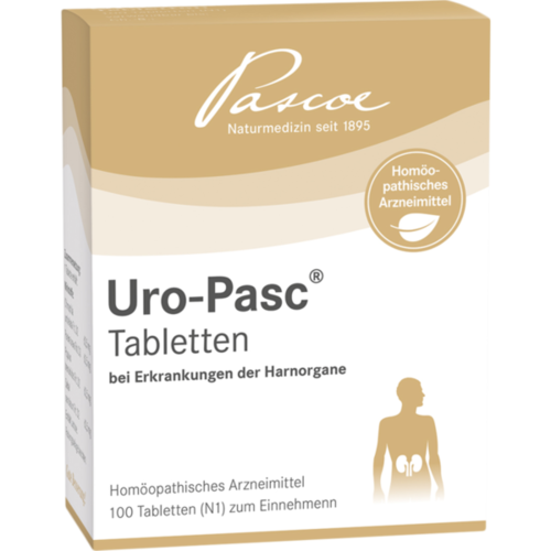 Verpackungsbild(Packshot) von URO PASC Tabletten