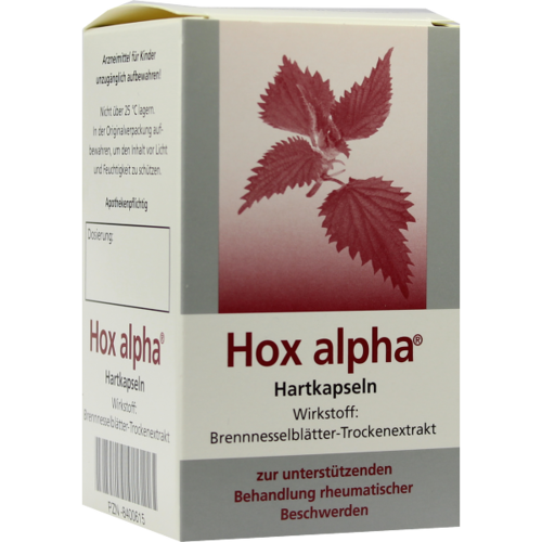 Verpackungsbild(Packshot) von HOX alpha Hartkapseln