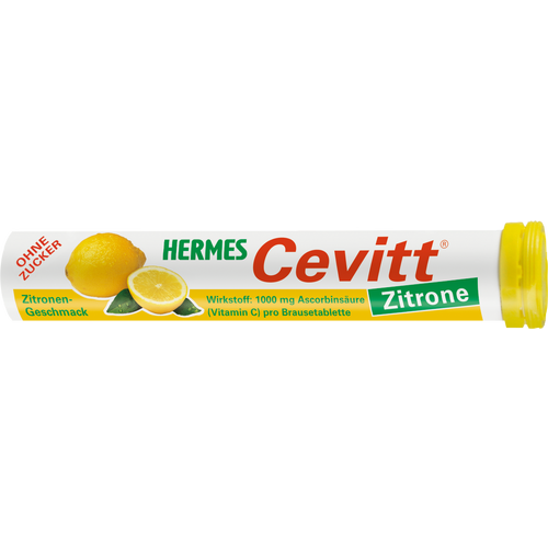 Verpackungsbild(Packshot) von HERMES Cevitt Zitrone Brausetabletten