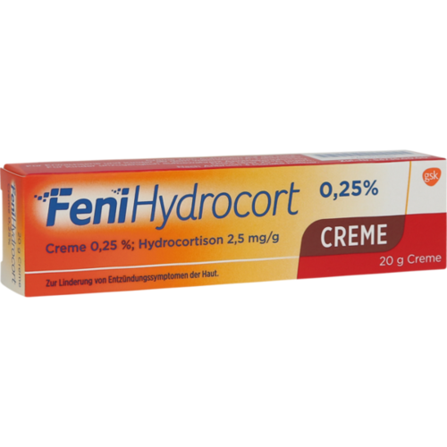 Verpackungsbild(Packshot) von FENIHYDROCORT Creme 0,25%